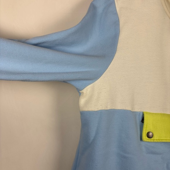 LL Bean Signature Women’s Anorak Colorblock Sweatshirt Large Gorpcore Strewtwear - Picture 6 of 14